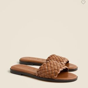 J Crew Georgina Woven Slide Sandals